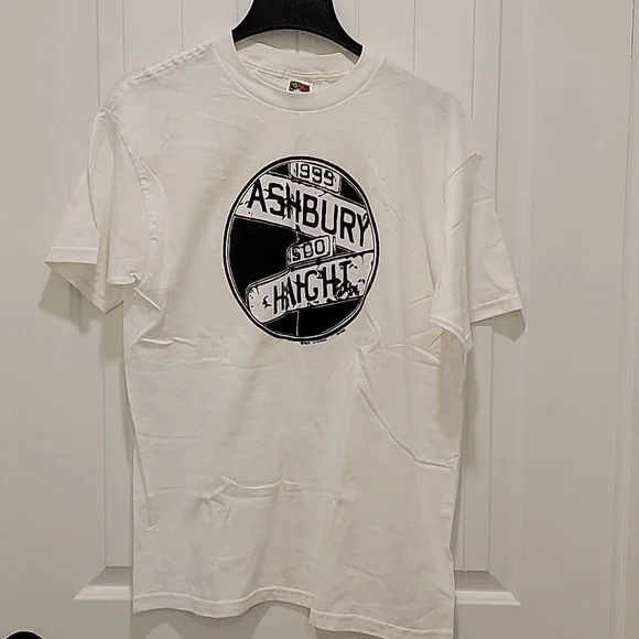 Haight Ashbury White Graphic T-Shirt Size Large NWOT - Picture 5 of 5